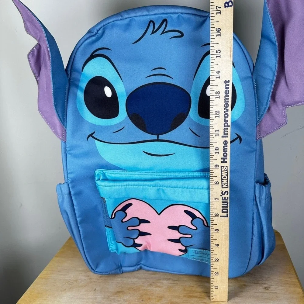Loungefly Disney Stitch 626 Full Size Backpack Blue NWT Nylon Cosplay WDBK3392